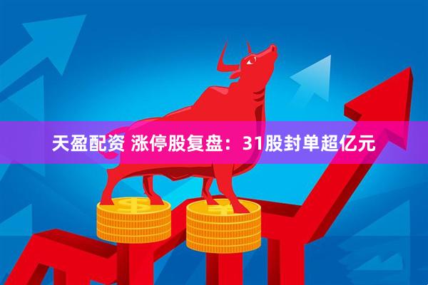天盈配资 涨停股复盘:31股封单超亿元