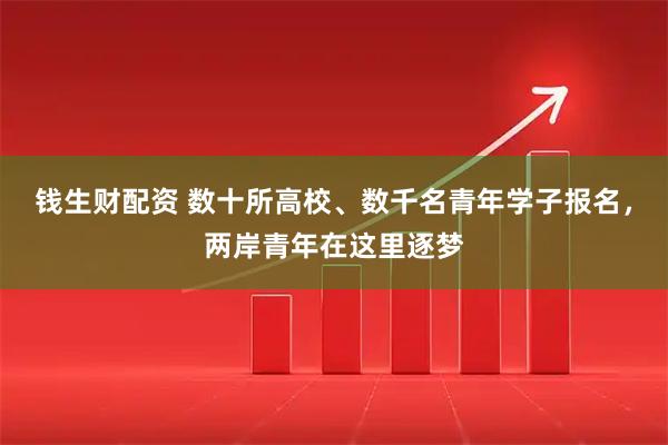 钱生财配资 数十所高校、数千名青年学子报名，两岸青年在这里逐梦